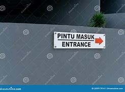 Pintu Masuk Bahasa Inggrisnya Adalah